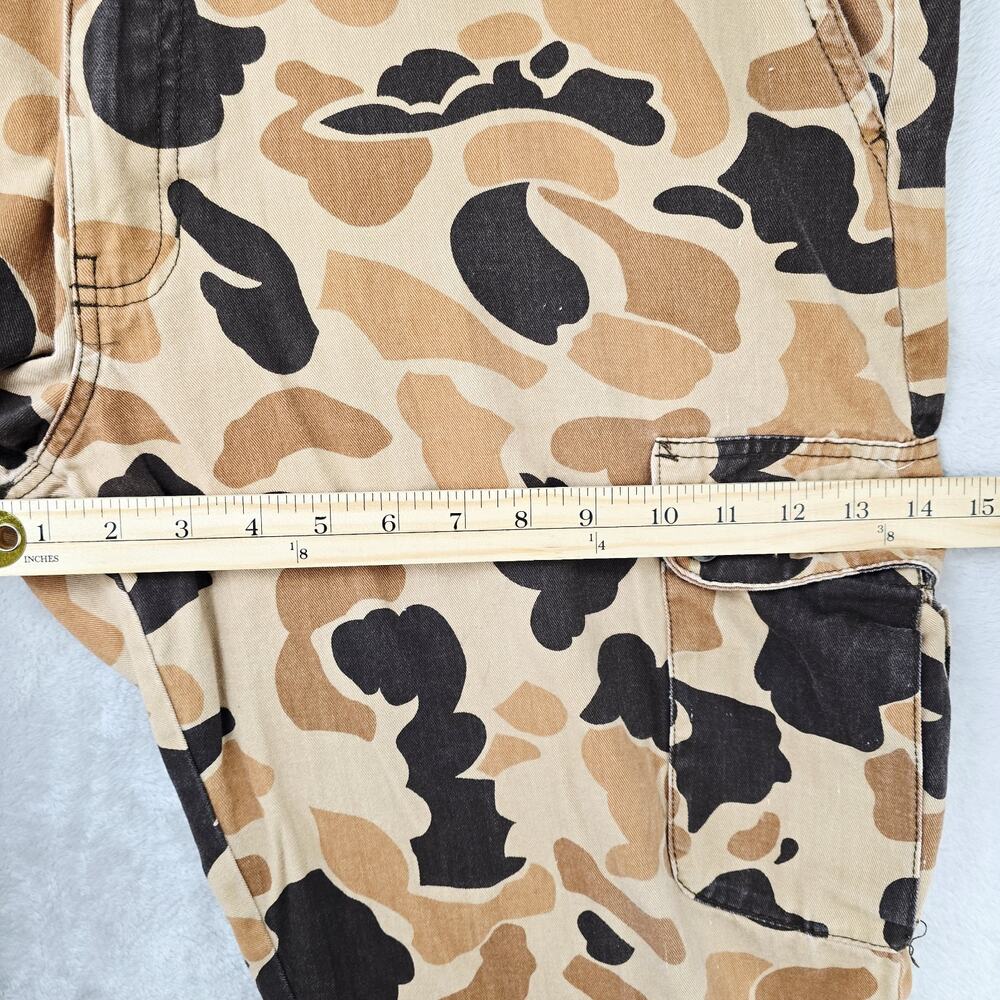 Browning Wasatch CB Hunting Pants Mens XL 38x30 Vintage Tan Camo Cargo Grunge - Picture 16 of 16